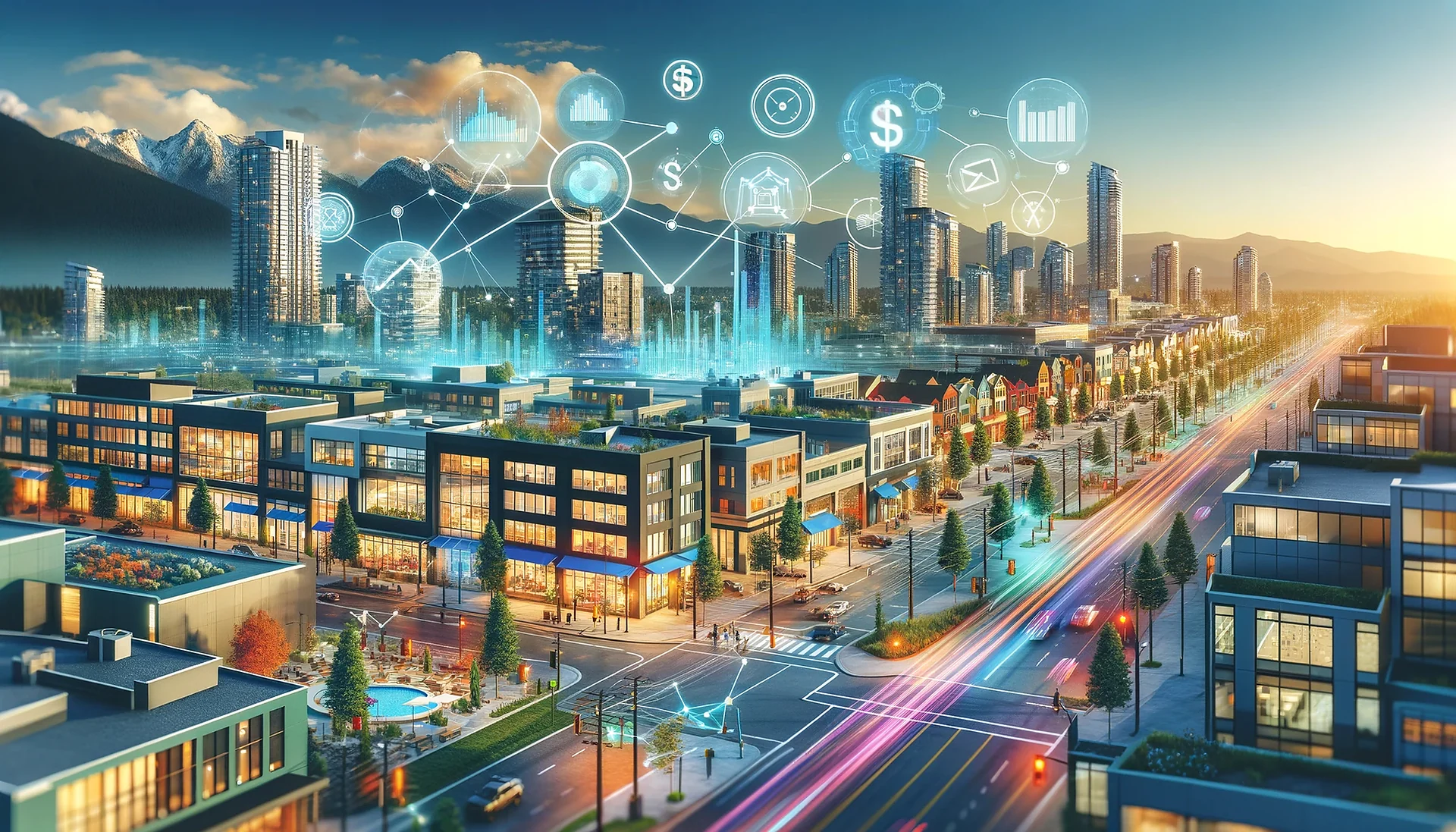 Cover graphic for “Guide To Commercial Real Estate Investment In Surrey And Fraser Valley”