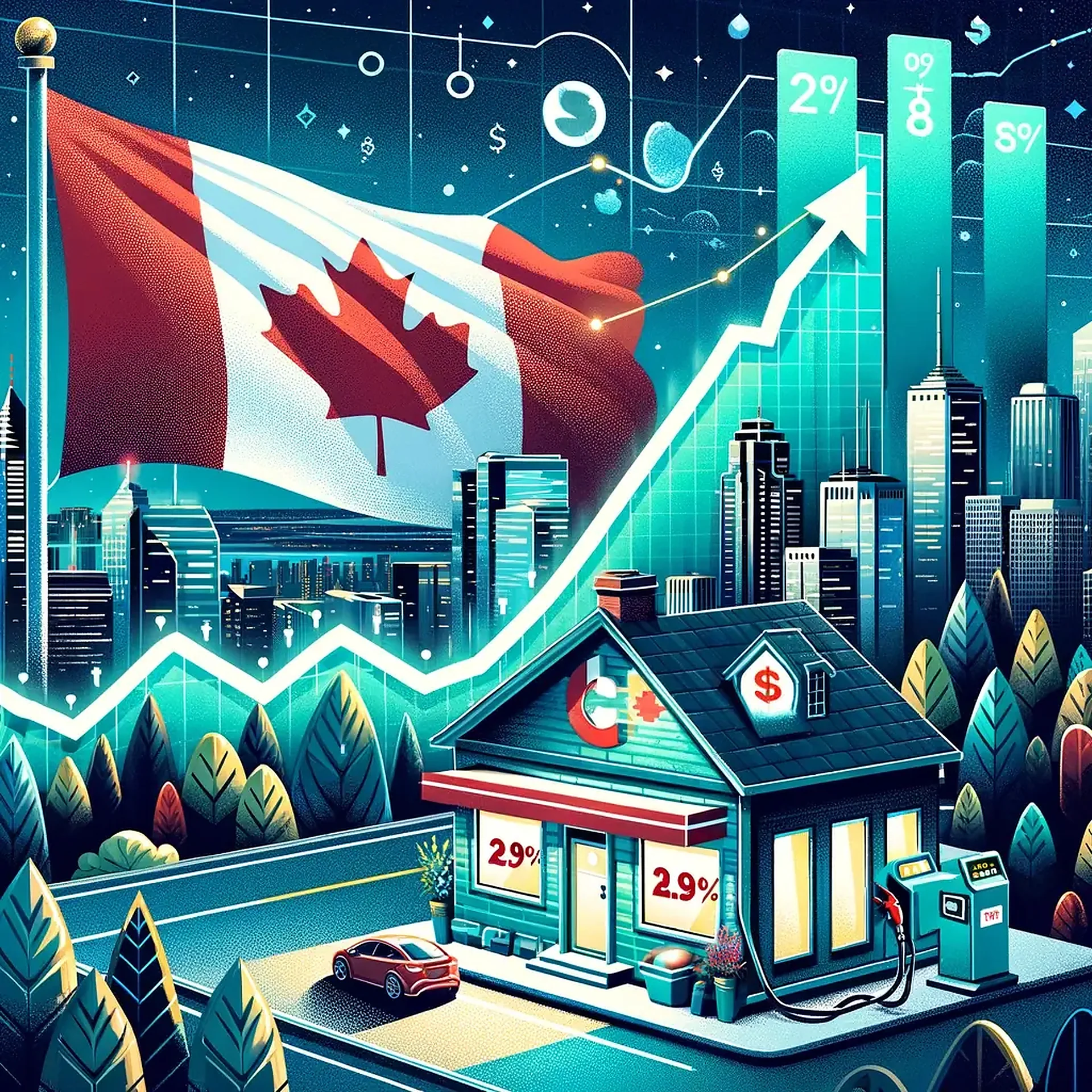 Cover graphic for “Understanding Canada’s Recent Drop In Inflation Rate To 2.9%”