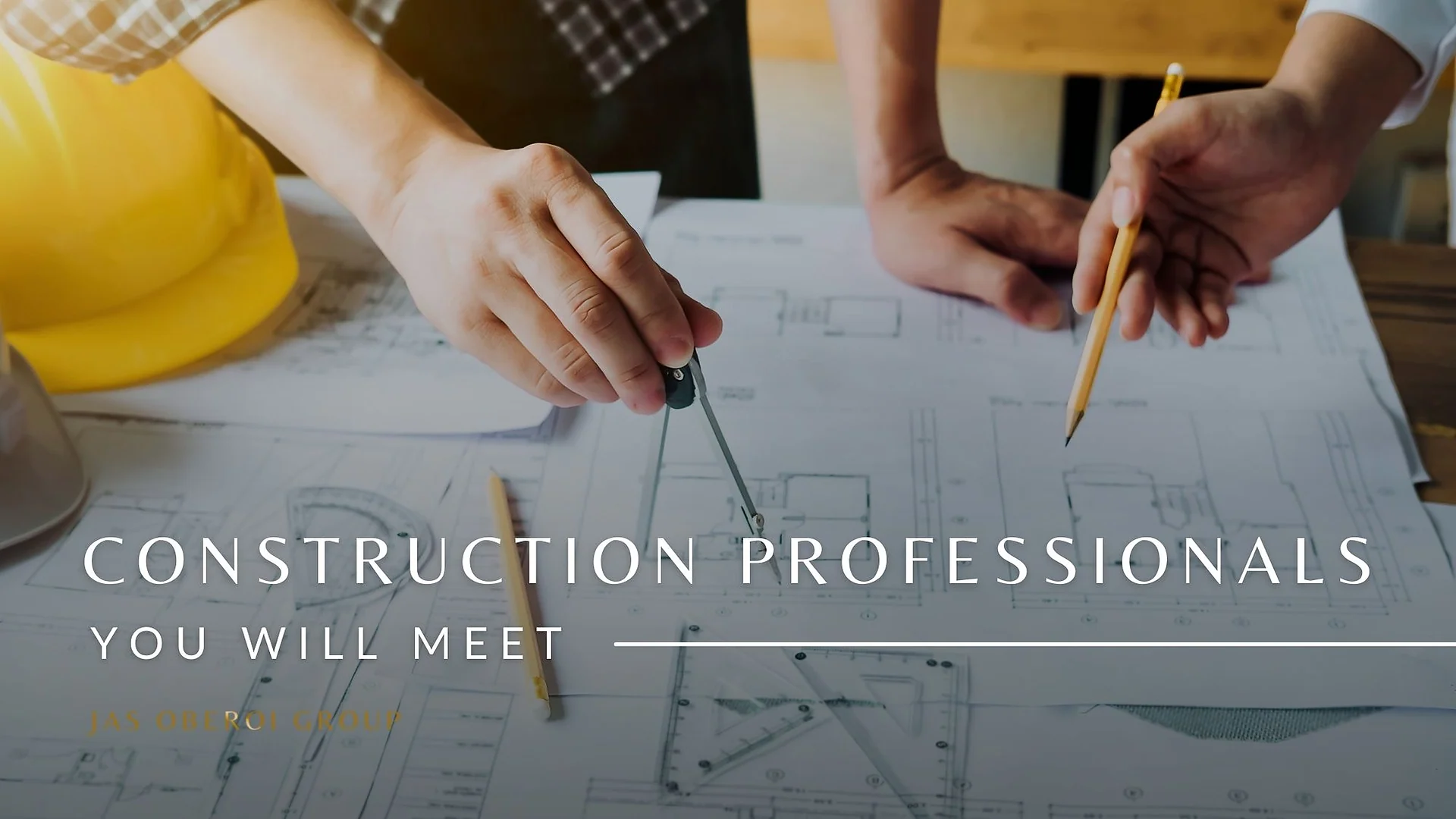 Cover graphic for “Professionals You’ll Meet While Building Your New Construction”