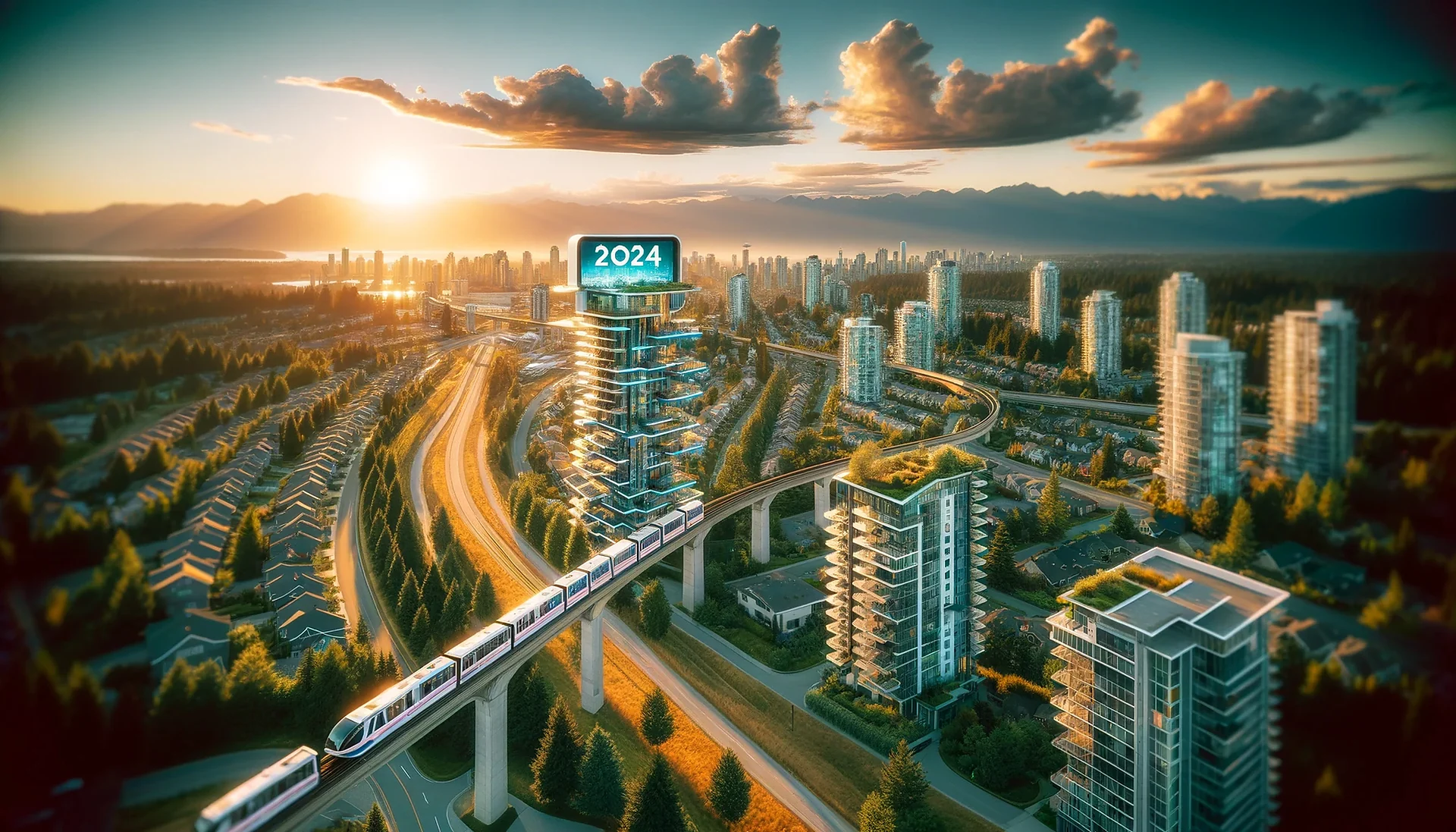 Cover graphic for “Navigating The Dynamic Real Estate Market Of Surrey, Vancouver: A 2024 Perspective”